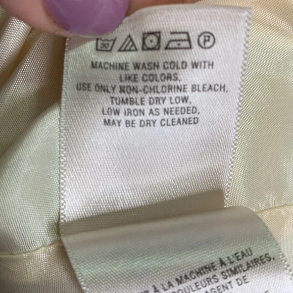 Anthropologie Maeve Tea Garden Sheath Dress Ivory Floral Sleeveless W-792 Size 8 - Picture 8 of 11